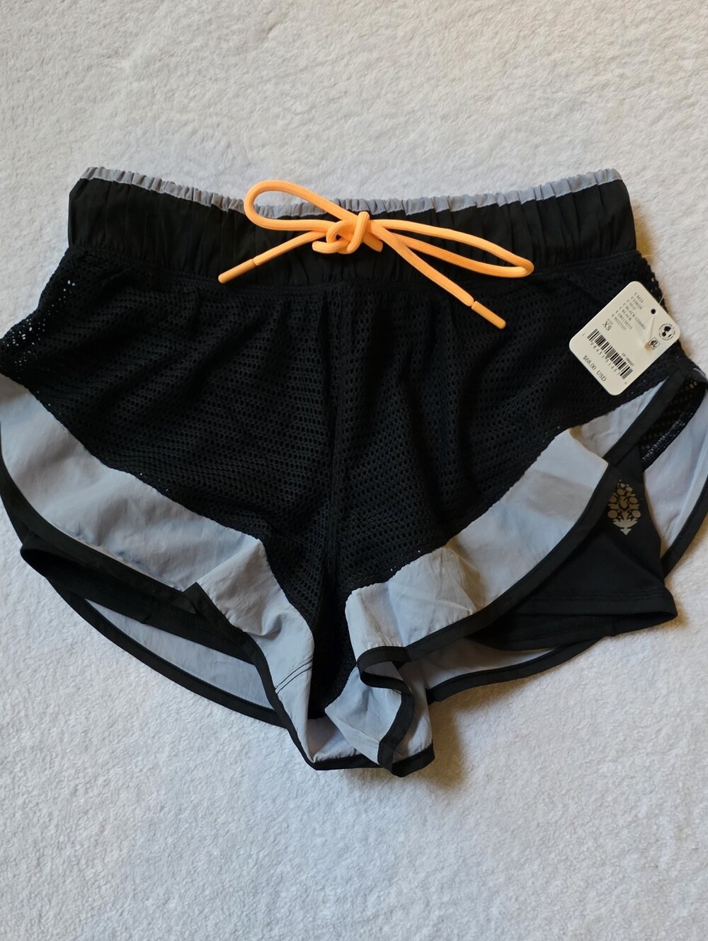 Free People Movement Run for the Hills Shorts, XS. NWT. Black